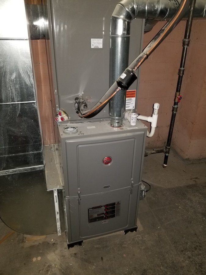 Rheem furnace installation